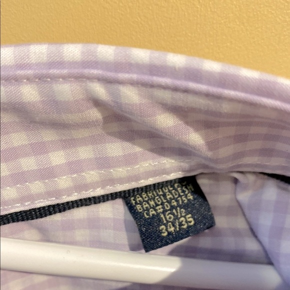 U.S. Polo Assn. Men's Purple Checkered Shirt - Picture 4 of 6